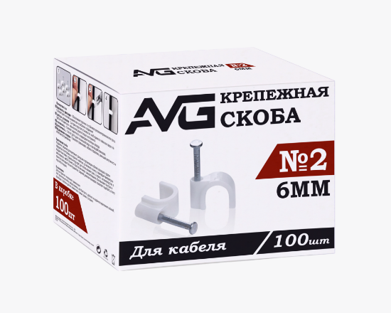 Изображение Крепежная скоба N2 6mm