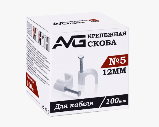 Изображение Крепежная скоба N5 12mm