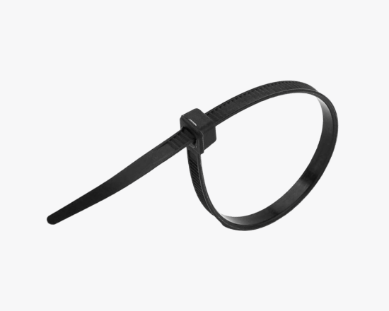 Изображение 7.6x400 Нейлоновая стяжка-хомут Черный